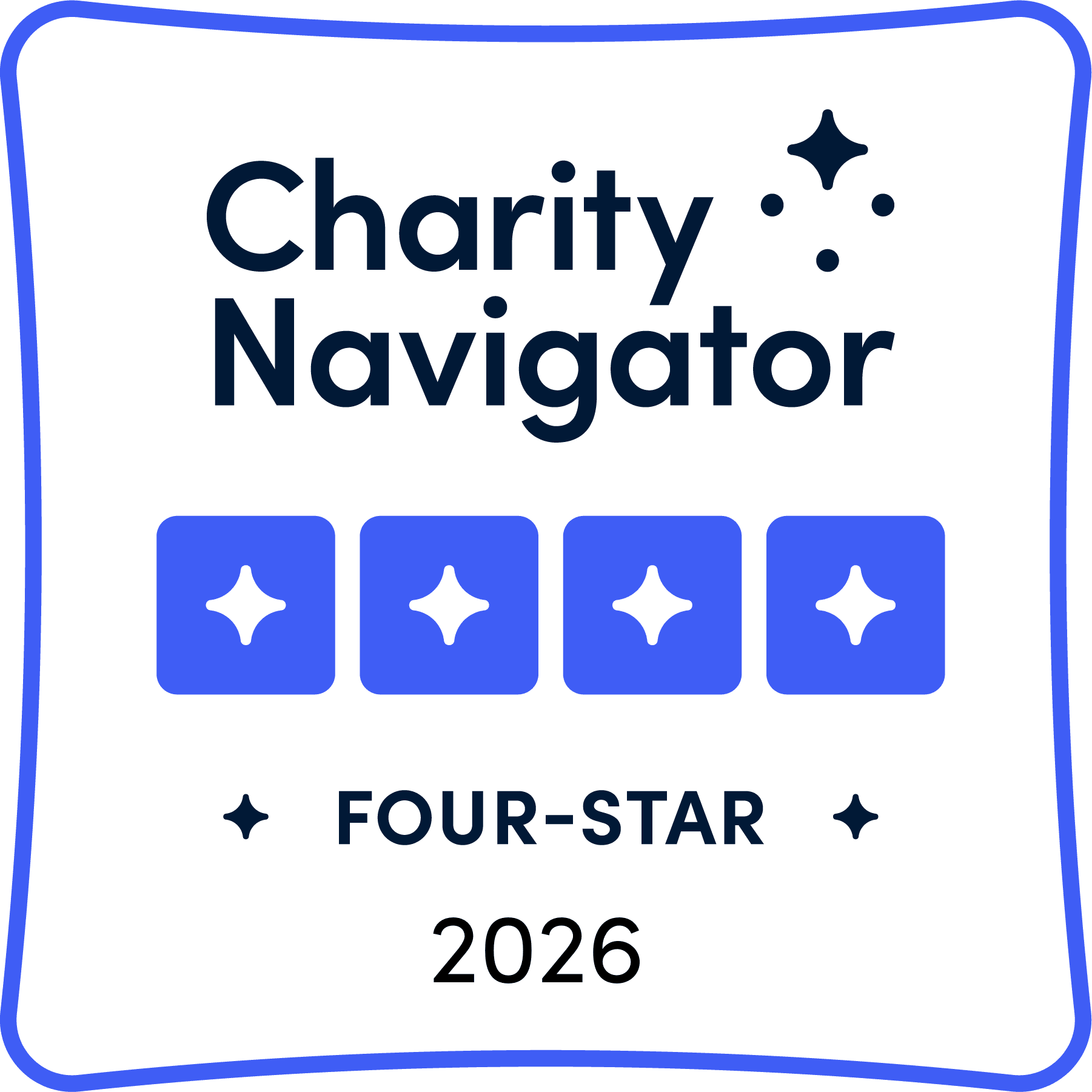 Charity Navigator Four Star Rating 2026